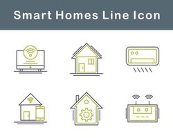 Smart Homes Vector Icon Set