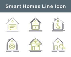 Smart Homes Vector Icon Set
