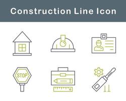 conjunto de iconos de vector de construcción