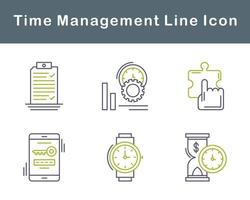 Time Management Vector Icon Set