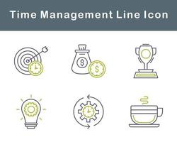 Time Management Vector Icon Set