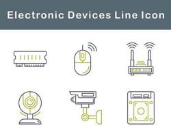 electrónico dispositivos vector icono conjunto