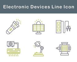 electrónico dispositivos vector icono conjunto