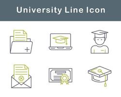 university Vector Icon Set