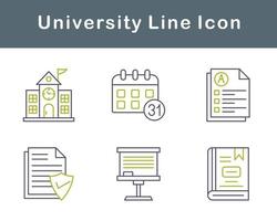 university Vector Icon Set