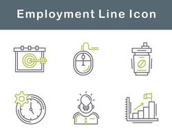 Employment Vector Icon Set