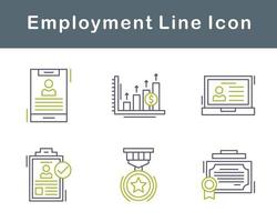 Employment Vector Icon Set