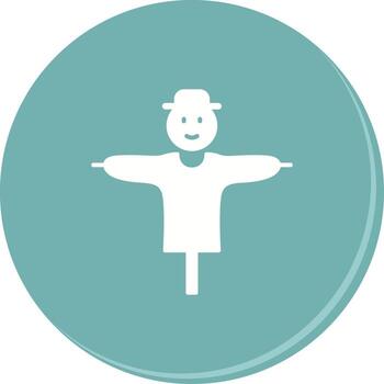 Scare Crow Vector Icon