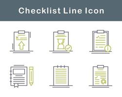 Checklist Vector Icon Set