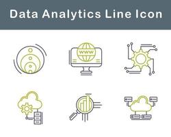 Data Analytics Vector Icon Set