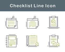 Checklist Vector Icon Set