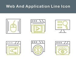 Web And Application Vector Icon Set