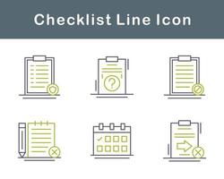 Checklist Vector Icon Set