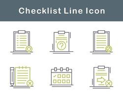 Checklist Vector Icon Set