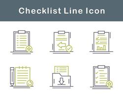 Checklist Vector Icon Set