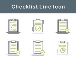 Checklist Vector Icon Set