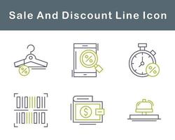 Sale And Discount Vector Icon Set