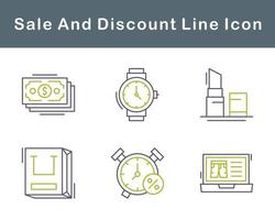 Sale And Discount Vector Icon Set