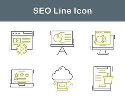 seo vector icono conjunto