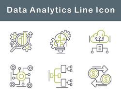 Data Analytics Vector Icon Set