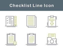 Checklist Vector Icon Set