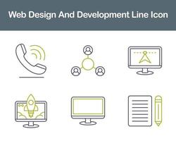 Web Design And Development Vector Icon Set