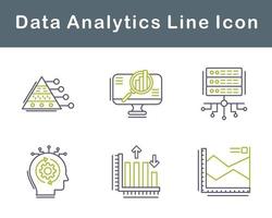 Data Analytics Vector Icon Set