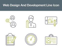 Web Design And Development Vector Icon Set