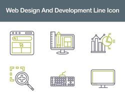 Web Design And Development Vector Icon Set