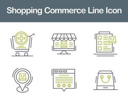 Shopping Commerce Vector Icon Set