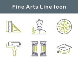 Fine Arts Vector Icon Set