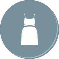 Cocktail Dress Vector Icon