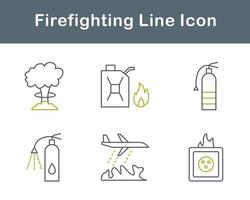 Firefighting Vector Icon Set