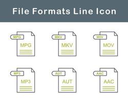 File Formats Vector Icon Set