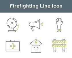 Firefighting Vector Icon Set