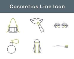 productos cosméticos vector icono conjunto