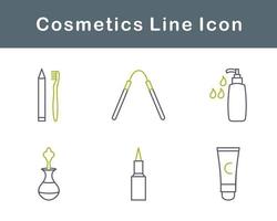 productos cosméticos vector icono conjunto