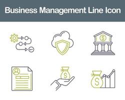 Business Management Vector Icon Set