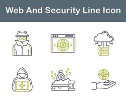 Web And Security Vector Icon Set