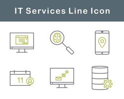 IT Services Vector Icon Set