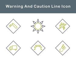 Warning And Caution Vector Icon Set