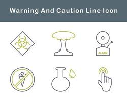 Warning And Caution Vector Icon Set