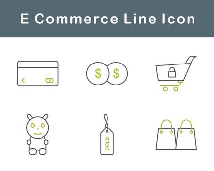 E Commerce Vector Icon Set