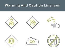 Warning And Caution Vector Icon Set