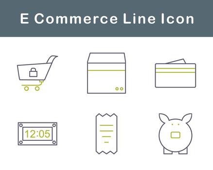 E Commerce Vector Icon Set