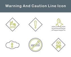 Warning And Caution Vector Icon Set