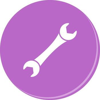 icono de llave inglesa vector