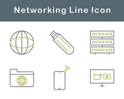 Networking Vector Icon Set