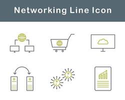 Networking Vector Icon Set
