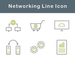 Networking Vector Icon Set